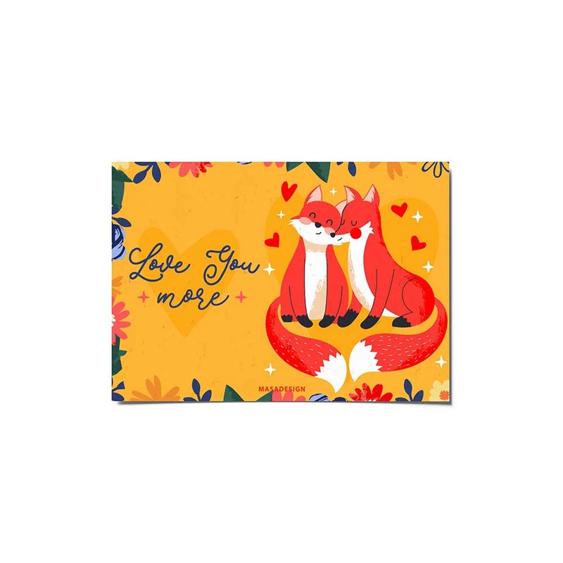 کارت پستال ماسا دیزاین مدل POSTV012 طرح .عشق.love