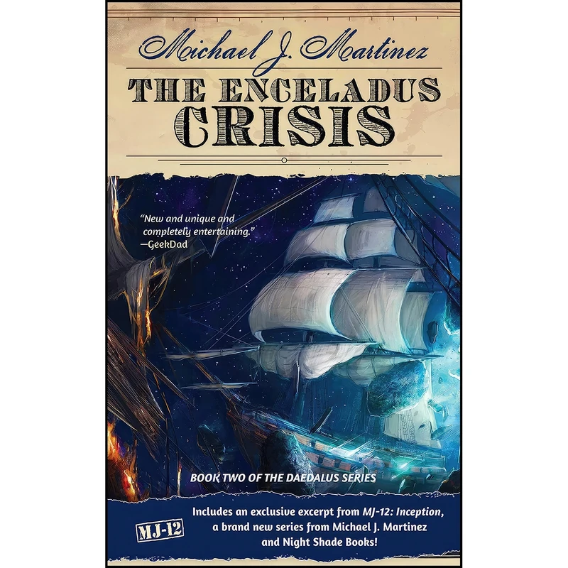 کتاب The Enceladus Crisis اثر Michael J Martinez انتشارات Night Shade
