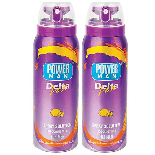 اسپری تاخیری دلتا دارو مدل Lemon حجم 65 میلی لیتر مجموعه 2 عددی