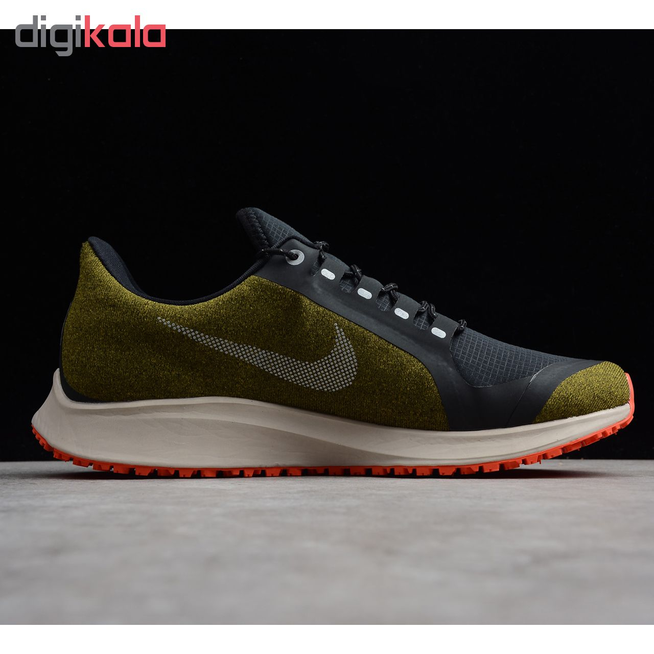 Nike zoom pegasus 35 shop shield men's shoes olive flak