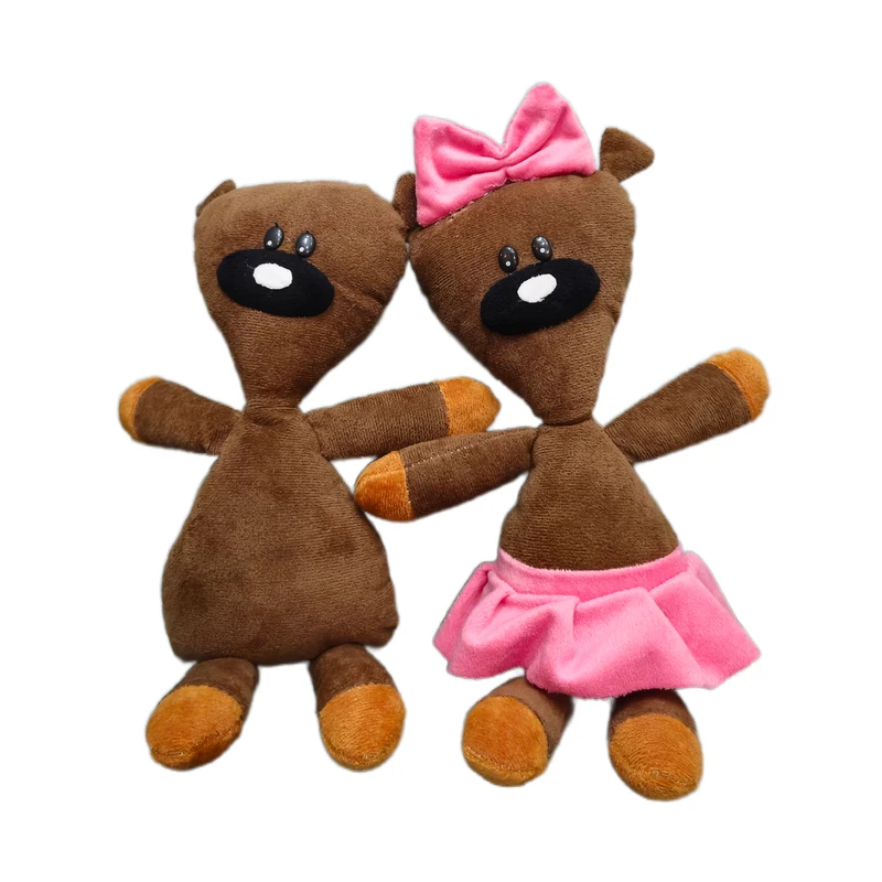 عروسک مدل پولیشی مدل مستربین طرح خرس تدی مجموعه 2 عددی