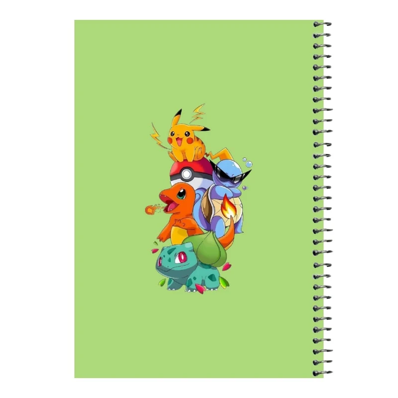 دفتر مشق 80 برگ اس جی مدل پوکی مون کد2   