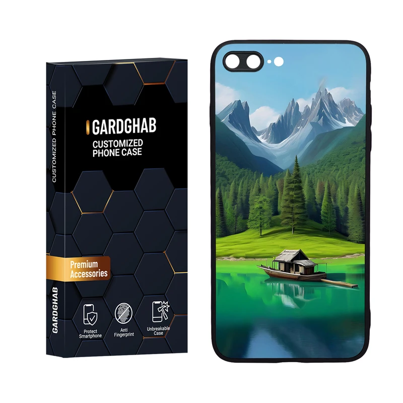 کاور گارد قاب مدل دورژله ای هنری مناسب برای گوشی موبایل اپل iPhone 7 Plus / 8 plus