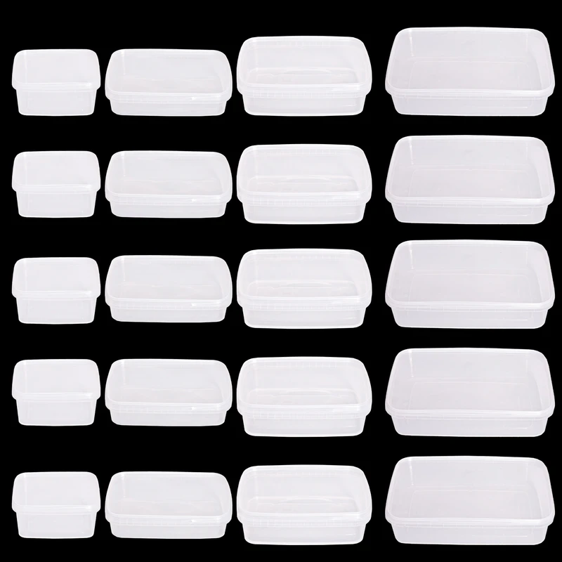 ظرف نگهدارنده پولاد پویش طرح مستطیل مجموعه 20 عددی