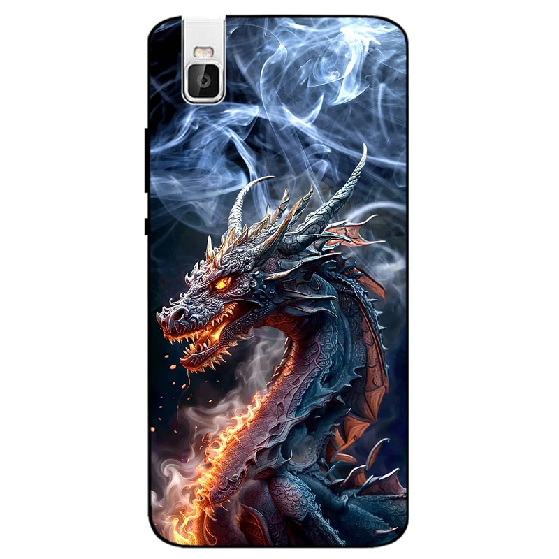 کاور مگافون طرح اژدها مدل 7453 مناسب برای گوشی موبایل آنر 7i        