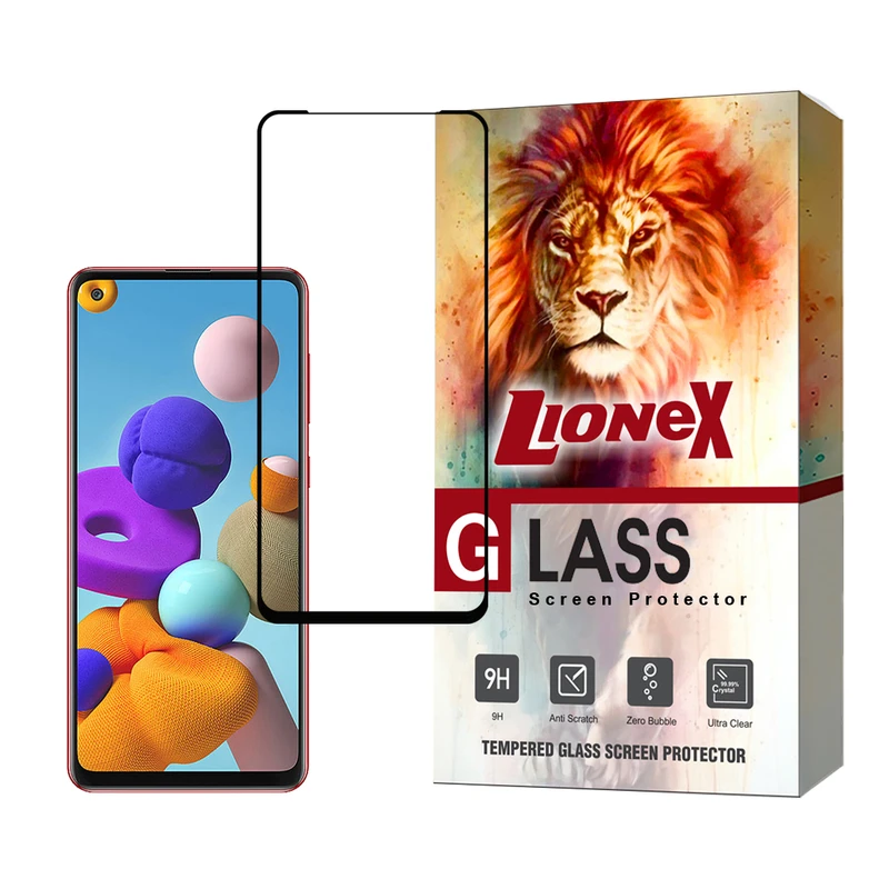 محافظ صفحه نمایش سرامیکی لایونکس مدل CRMSNWLI مناسب برای گوشی موبایل سامسونگ Galaxy A21s / Galaxy A21 / ریلمی Narzo 50