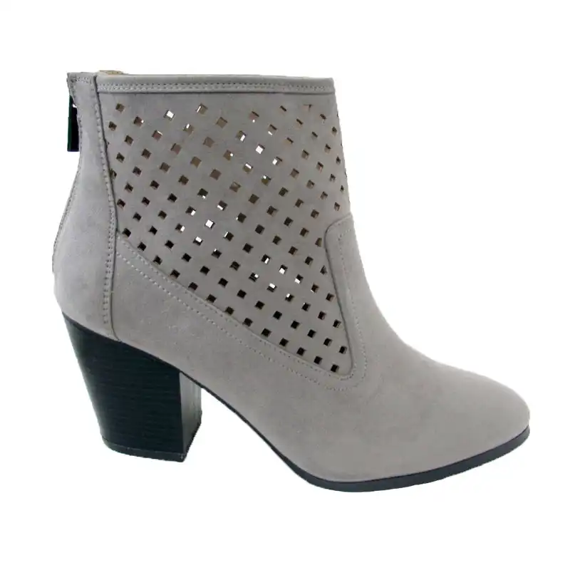 نیم بوت زنانه کاری بلو مدل Karin Perforated