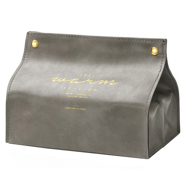 جای دستمال کاغذی مدل چرمی