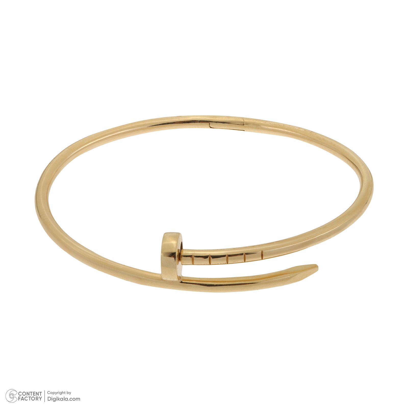 بنگل طلا 18 عیار زنانه میلاد گلد مدل BCMO01 - - 2