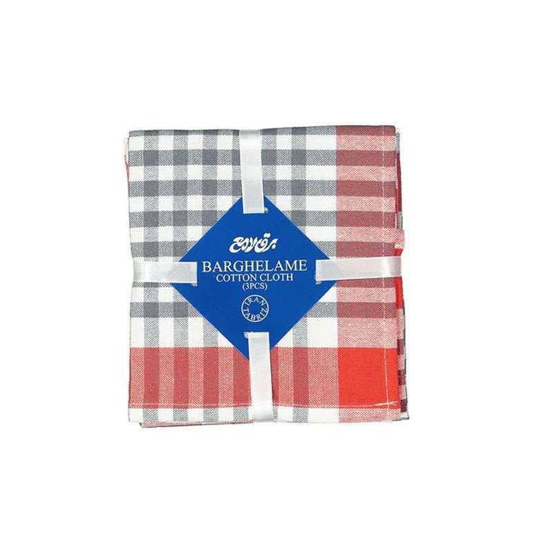 دستمال آشپزخانه برق لامع مدل مربع کد B41 مجموعه 3 عددی دستمال آشپزخانه برق لامع مدل مربع کد B41 مجموعه 3 عددی