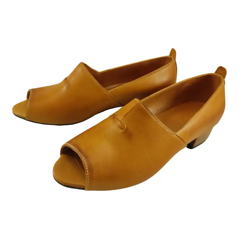 صندل زنانه مدل چرم طبیعی کد 682