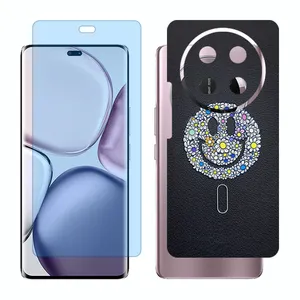 Glass Together model matte anti bluescreen protector suitable for Honor X9c mobile phone with back cover sticker