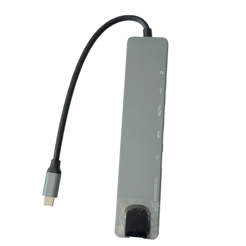 هاب 8 پورت USB-C مدل HDTV-ADAPTER