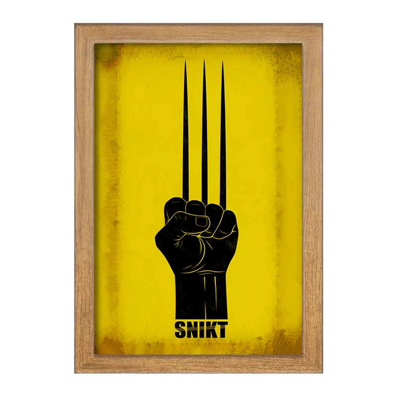 تابلو خندالو مدل Snikt کد F10343