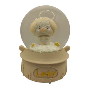 گوی مدل رقص نور دونه برفی طرح خوک کد 02