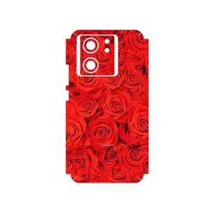 MAHOOT Red_Flower Cover Sticker for Xiaomi 13T