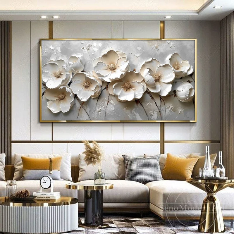 تابلو آتریسا طرح گل مدرن مدل AT00588