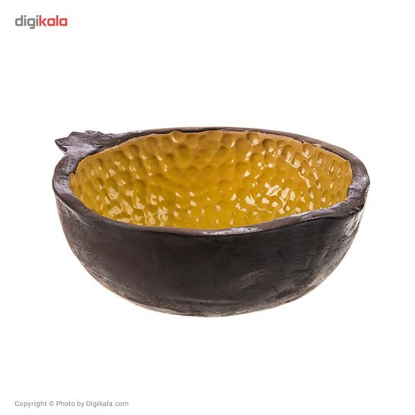 کاسه سفالی گالری آرنا طرح انار سایز بزرگ