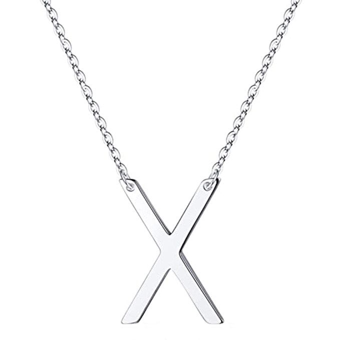گردنبند نقره مردانه لیردا مدل حرف X کد 0052 MHB -  - 1