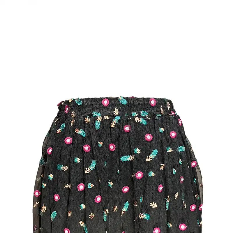 دامن زنانه مدل گل و سبزه