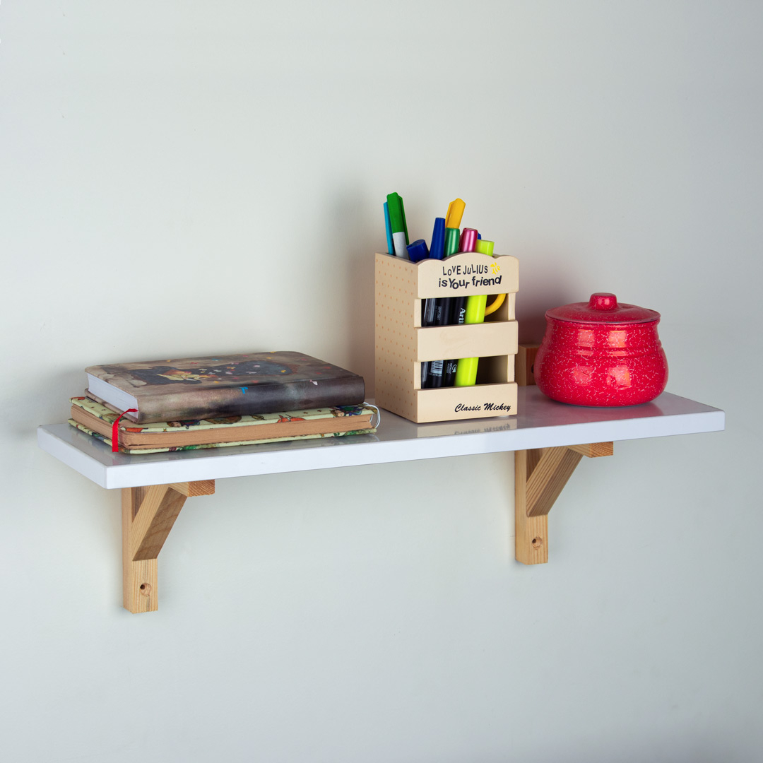 شلف دیواری سنجاب وود مدل آلفا