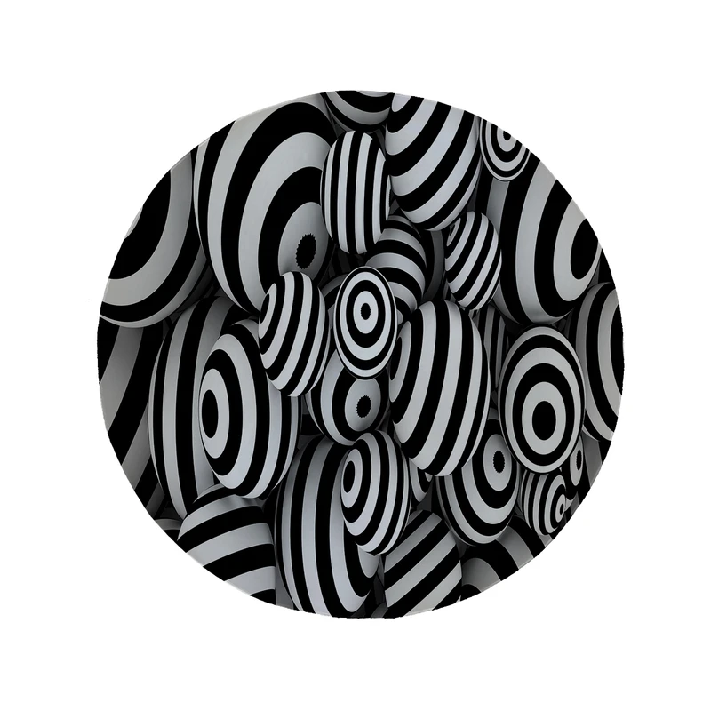 پادری مدل دایره طرح توپ کد 5383 سایز 90 × 90 سانتی متر 