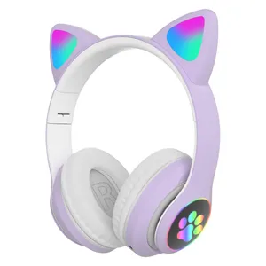 هدفون بلوتوثی طرح فانتزی گربه مدل Cat-STN-28