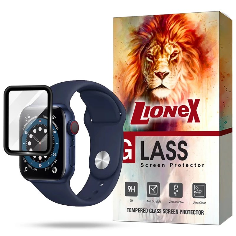 محافظ صفحه نمایش لایونکس مدل PMML20 مناسب برای اپل واچ  Watch Series 4 / Series 5 / Series 6 40 mm