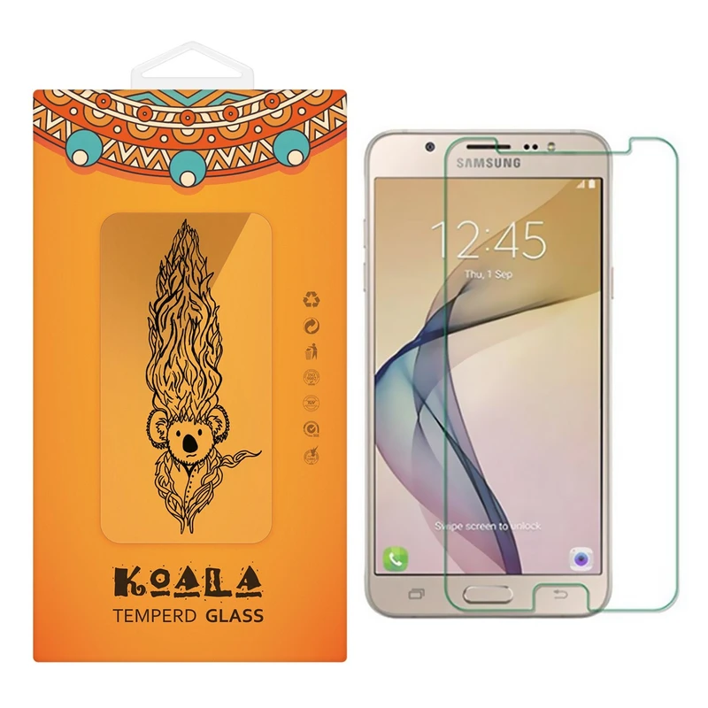 محافظ صفحه نمایش شیشه ای کوالا مدل Tempered مناسب برای گوشی موبایل سامسونگ Galaxy J7 Prime