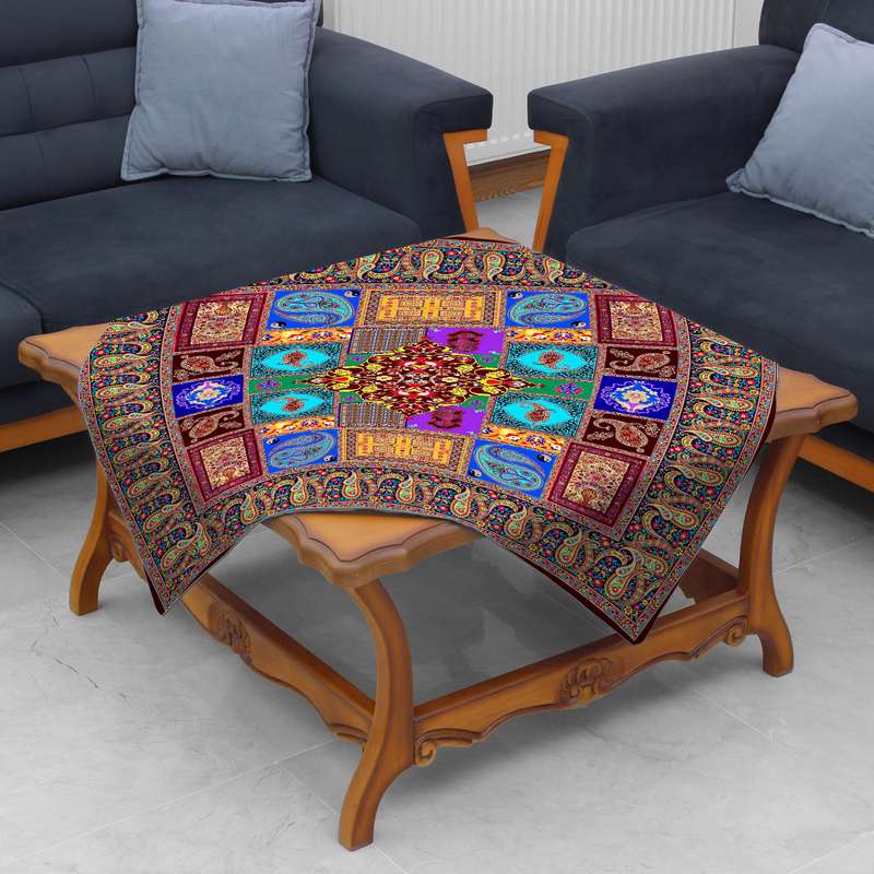 رومیزی طرح ترمه سنتی کد 9275.1