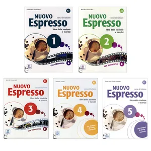 کتاب Nuovo Espresso اثر جمعی از نویسندگان انتشارات ابداع 5جلدی