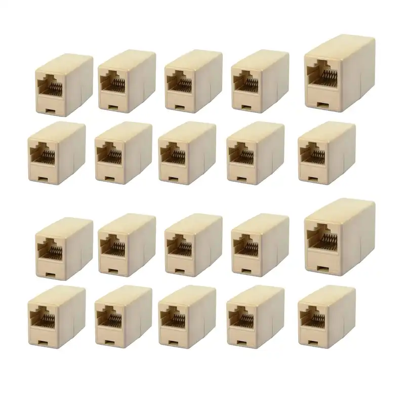 مبدل افزایش طول RJ45 مدل کوپلر بسته بیست عددی