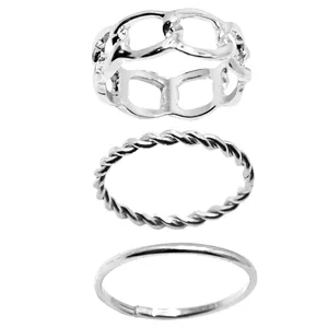 بند انگشتی زنانه کد RKH_1222 مجموعه 3 عددی