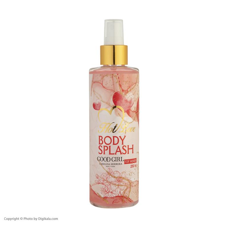 بادی اسپلش زنانه هات لاو مدل گود گرل حجم 250 میلی لیتر