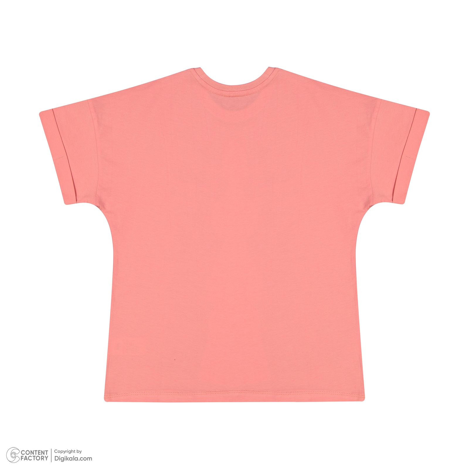 تی شرت آستین کوتاه دخترانه سون پون مدل 13911095 رنگ گلبهی -  - 3