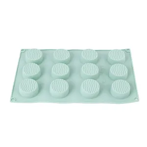 قالب دسر مدل دایره شیاردار 12 خانه