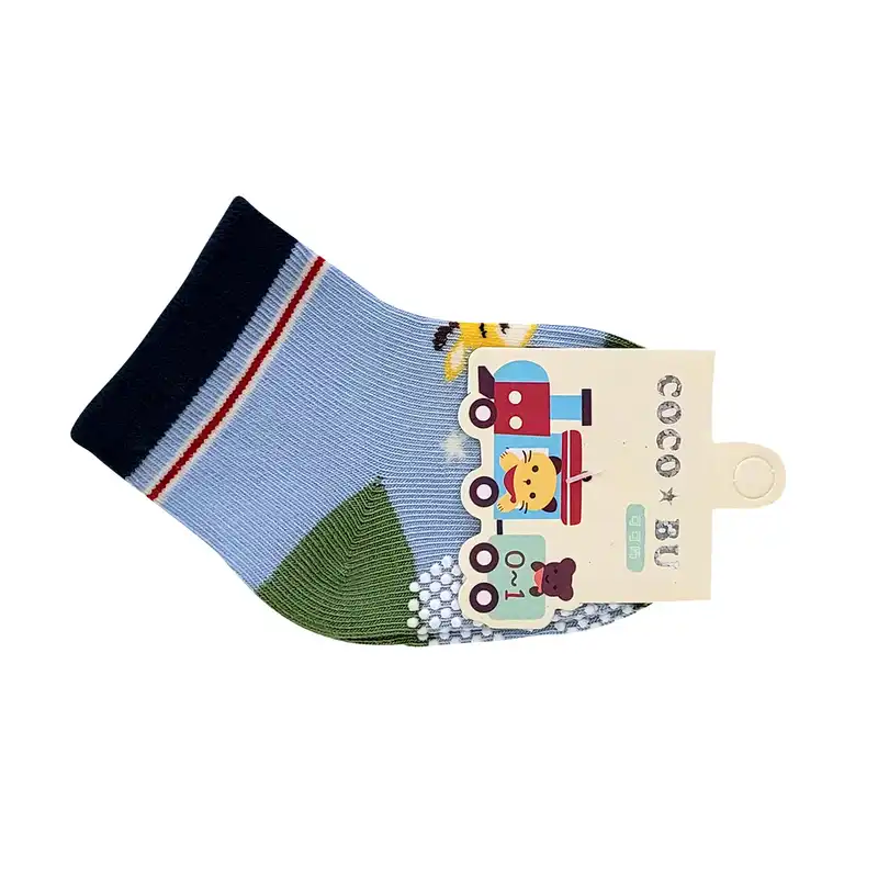 جوراب بچگانه کوکو بی یو مدل 0-1 کد 05007 بسته 2 عددی