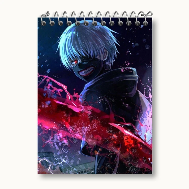 دفتر یادداشت 50 برگ خندالو مدل انیمه توکیو غول Tokyo Ghoul کد 4910