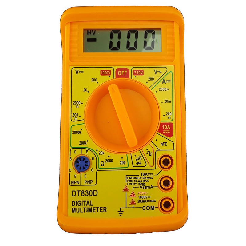 مولتی متر دیجیتال مدل DT830D مولتی متر دیجیتال مدل DT830D