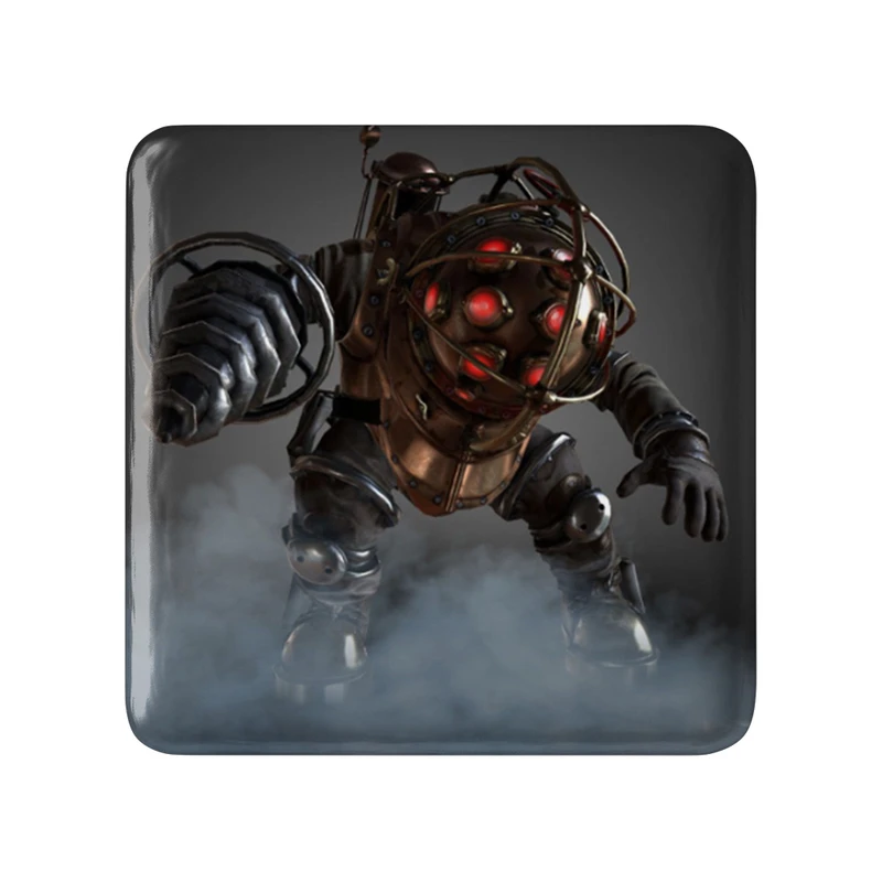 پیکسل خندالو طرح بازی بایوشاک (Bioshock) مدل مربعی کد 31349