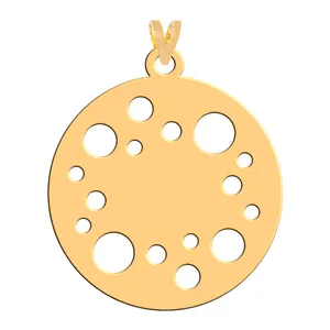 آویز گردنبند طلا 18 عیار زنانه فرشته مدل اسلیمی WNL-000082