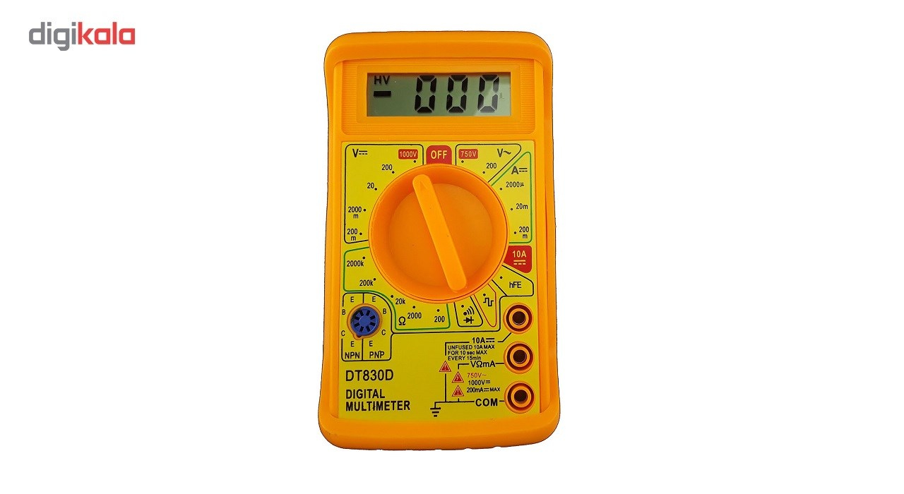مولتی متر دیجیتال مدل DT830D
