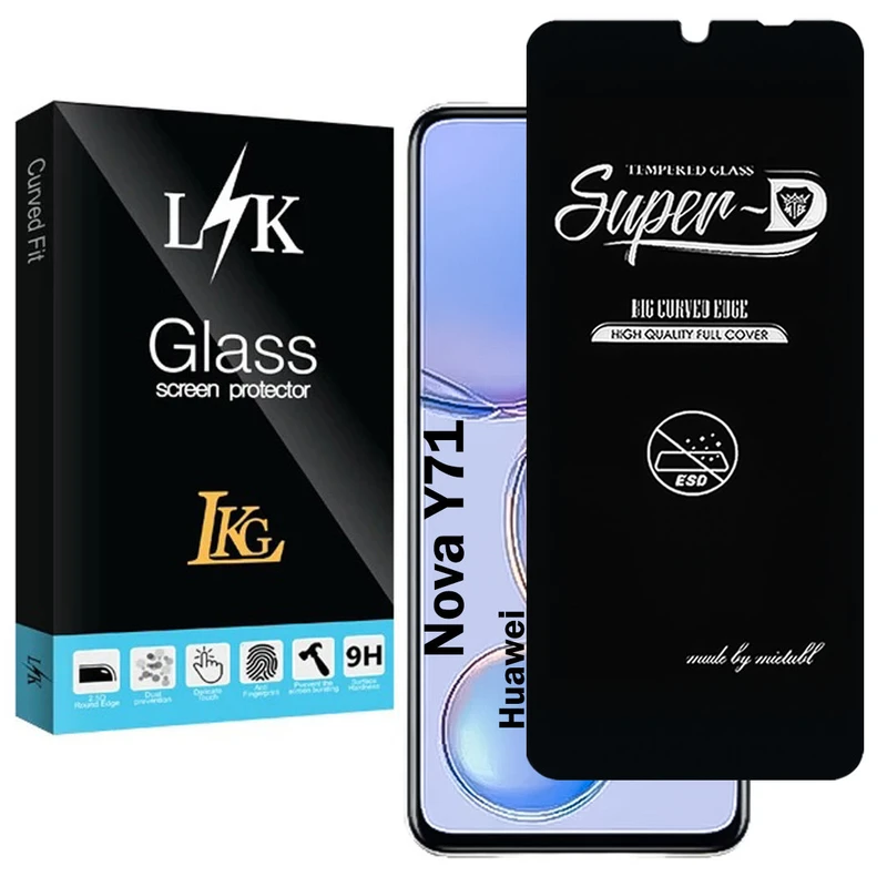 محافظ صفحه نمایش شیشه ای ال کا جی مدل SupD-Lk مناسب برای گوشی موبایل هوآوی Nova Y71