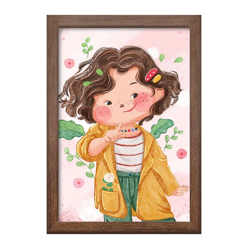 تابلو خندالو طرح دخترانه فانتزی کد 25740