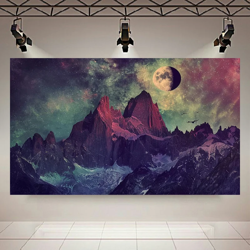 پوستر دیواری طرح شکوه آلپ مدل عظمت کوهستان کد AR3058407