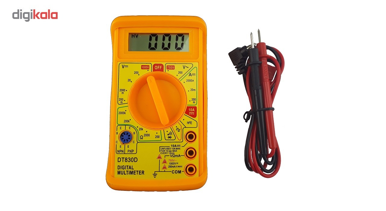 مولتی متر دیجیتال مدل DT830D