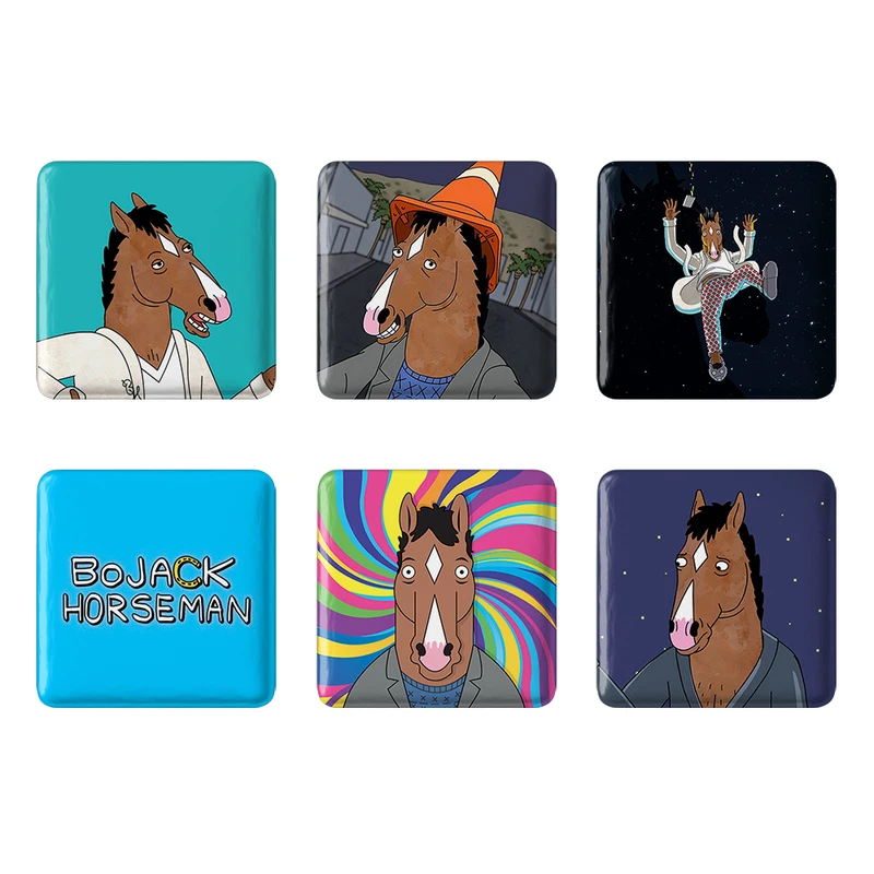 مگنت خندالو مدل Bojack Horseman کد 11B مجموعه 6 عددی