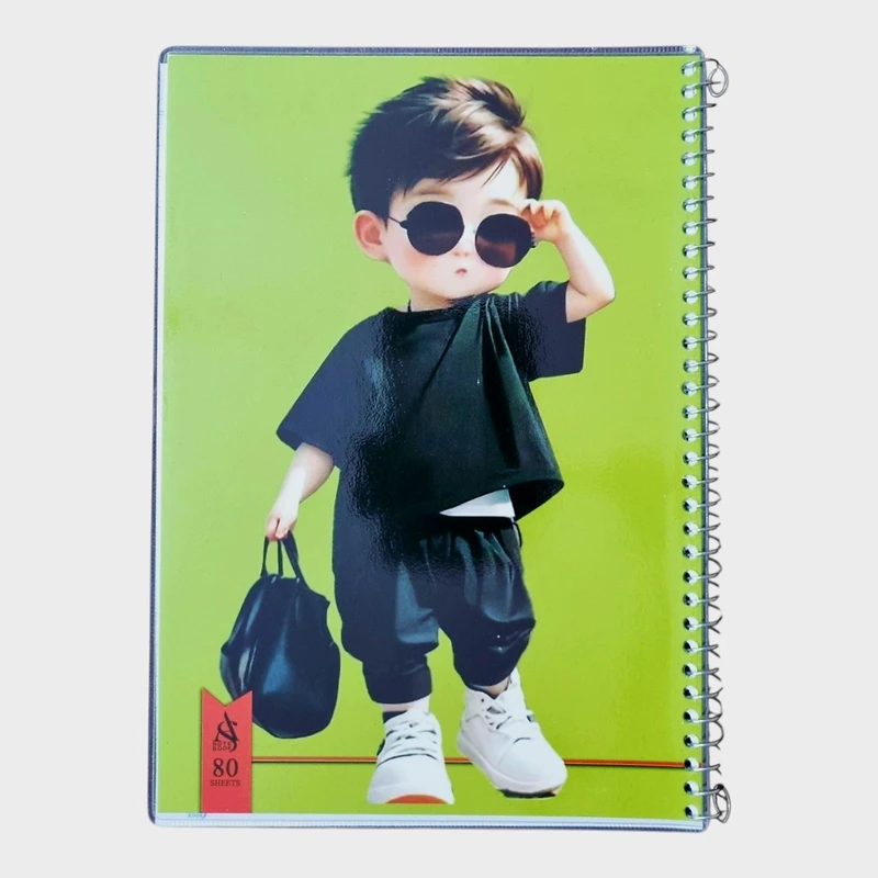 دفتر مشق 80 برگ مدل فانتزی کد fa09