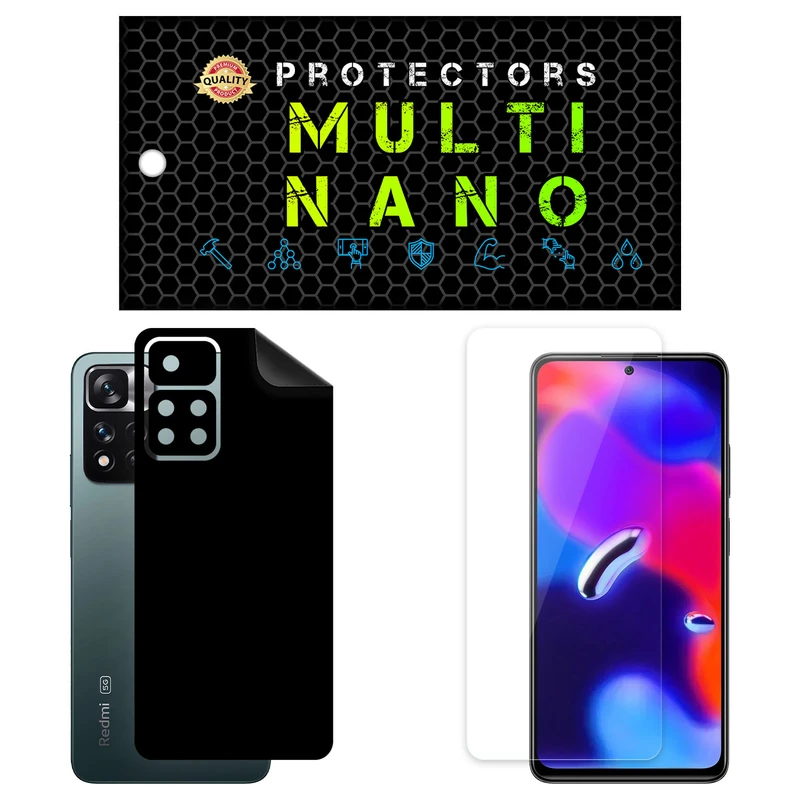 محافظ صفحه نمایش مولتی نانو مدل X-SFM مناسب برای گوشی موبایل شیائومی Redmi Note 11 Pro Plus 5G به همراه برچسب پوششی