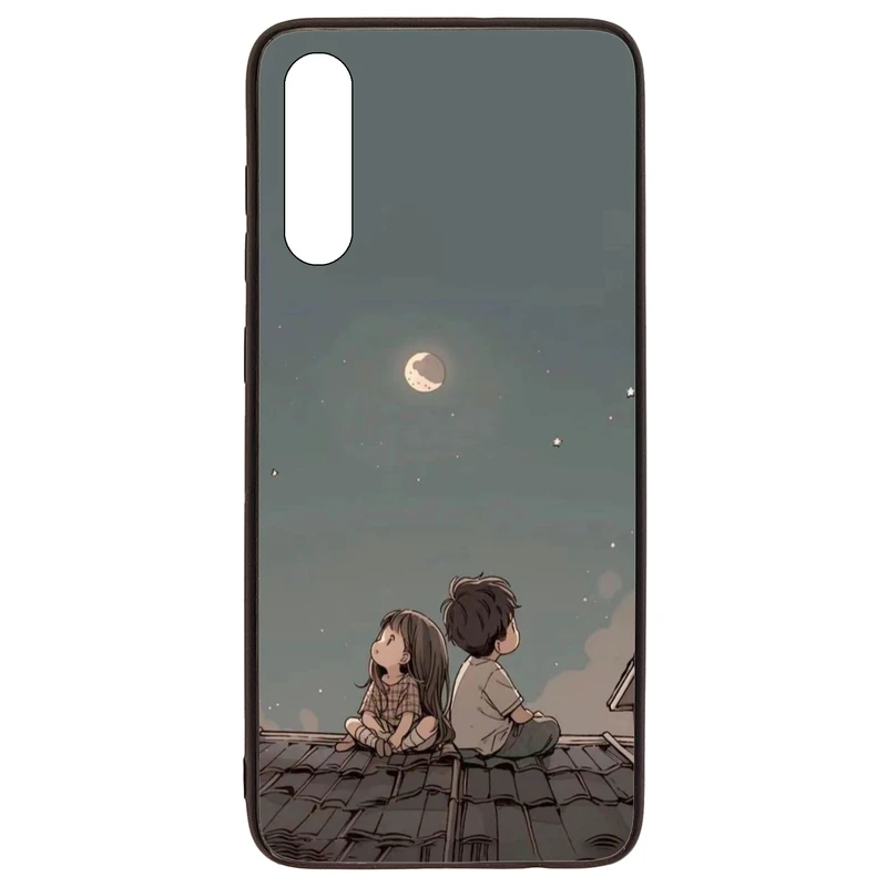 کاور قاب گارد گوشی طرح پسر و دختر کد TPU-183 مناسب برای گوشی موبایل سامسونگ Galaxy A70 / A70s